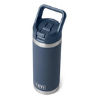 Yeti Rambler 18oz Colour Straw Bottle - Navy
