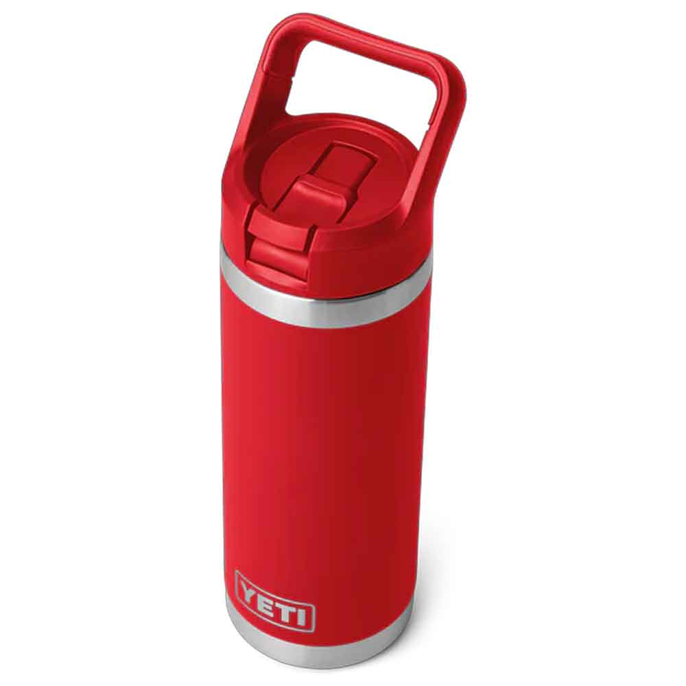 Yeti Rambler 18oz Colour Straw Bottle - Rescue Red