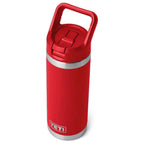 Yeti Rambler 18oz Colour Straw Bottle - Rescue Red
