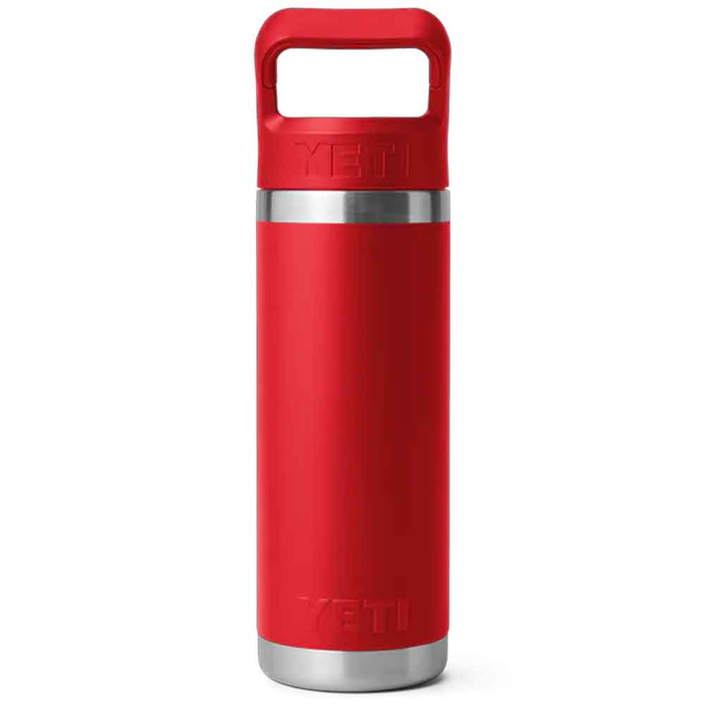 Yeti Rambler 18oz Colour Straw Bottle - Rescue Red