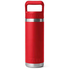 Yeti Rambler 18oz Colour Straw Bottle - Rescue Red