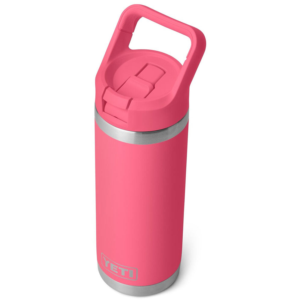 Yeti Rambler 18oz Colour Straw Bottle - Tropical Pink