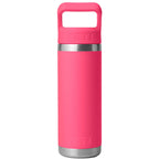Yeti Rambler 18oz Colour Straw Bottle - Tropical Pink
