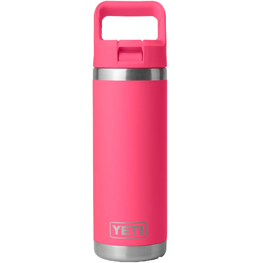 Yeti Rambler 18oz Colour Straw Bottle - Tropical Pink