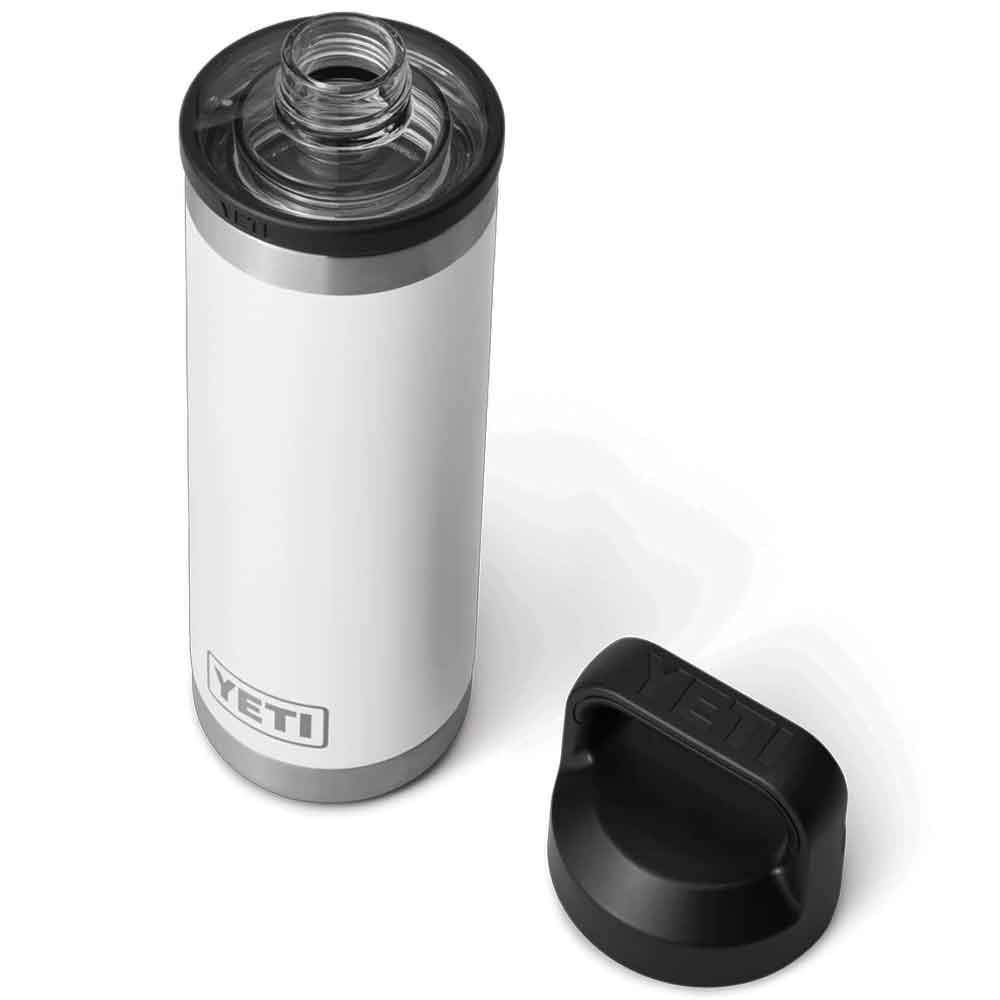 Yeti Rambler 18oz Colour Straw Bottle White