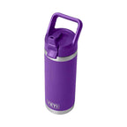 Yeti Rambler 18oz Colour Straw Bottle Pace Purple