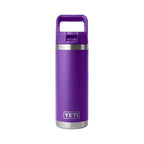 Yeti Rambler 18oz Colour Straw Bottle Pace Purple