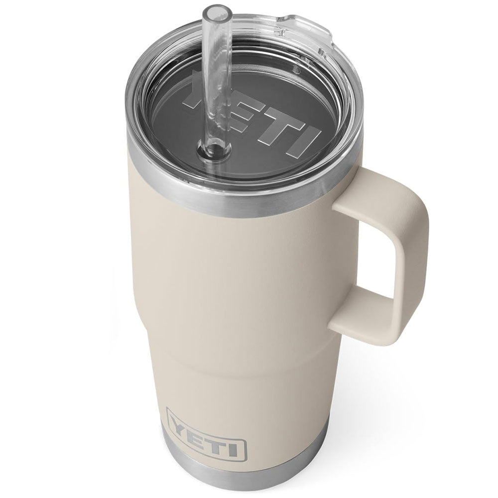 Yeti Rambler 25oz Straw Mug - Cafe Taupe