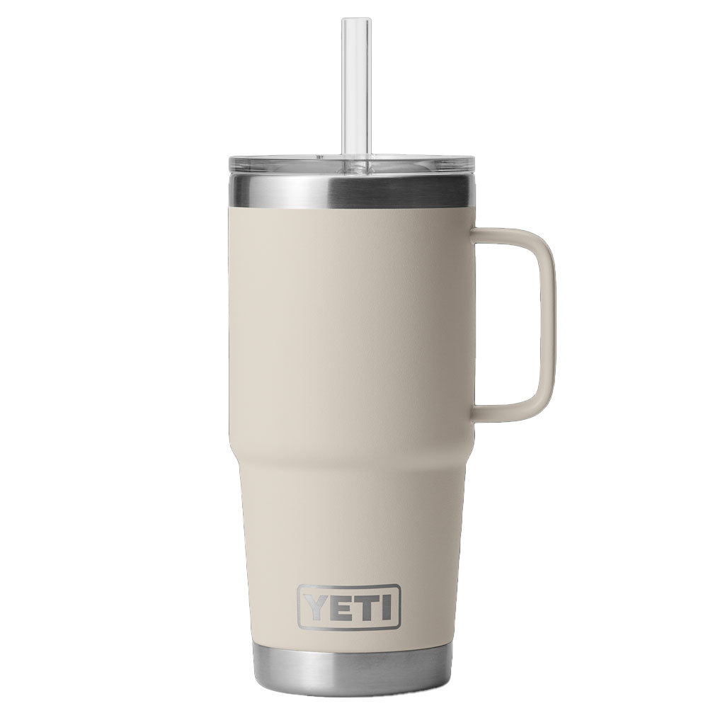 Yeti Rambler 25oz Straw Mug - Cafe Taupe