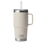 Yeti Rambler 25oz Straw Mug - Cafe Taupe