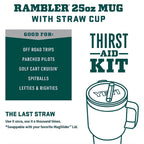 Yeti Rambler 25oz Straw Mug - Power Pink