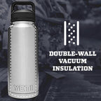 Yeti Rambler 46 Oz Bottle With Chug Cap - Rescue Red