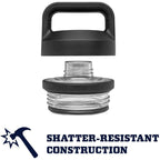 Yeti Rambler 46 Oz Bottle With Chug Cap - Rescue Red