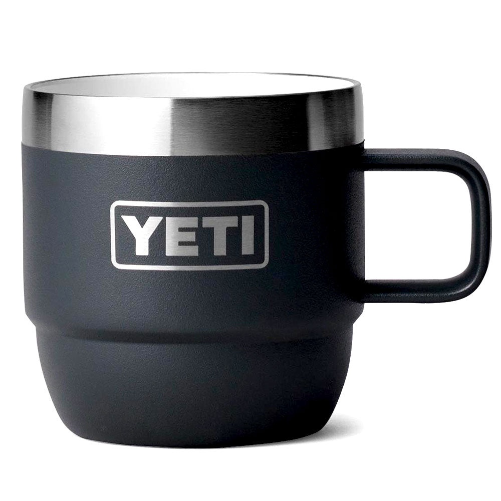 Yeti Rambler 6oz Stackable Mug x 2 - Black