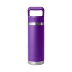 Yeti Rambler 18oz Colour Straw Bottle Pace Purple