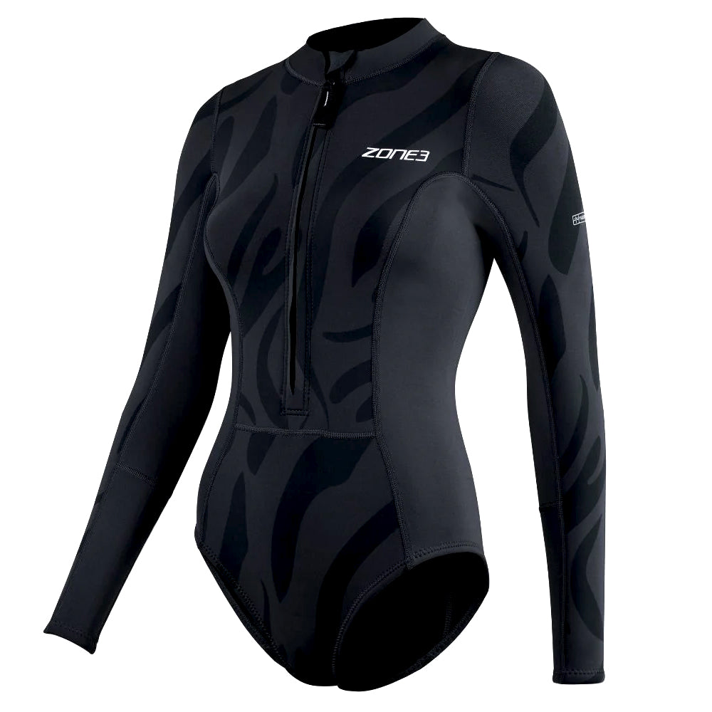 Zone 3 Womens Yulex Long Sleeve Suit - Obsidian
