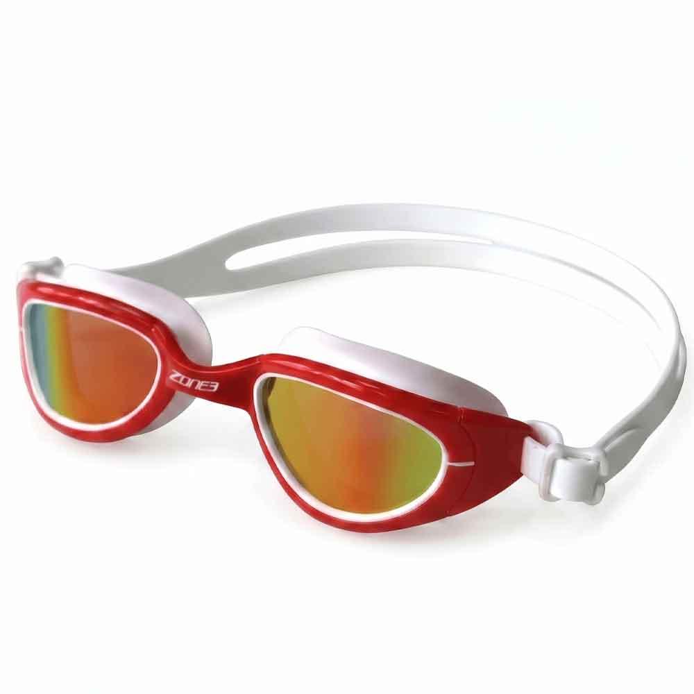 Zone3 Attack Polarised Swim Goggles Red White