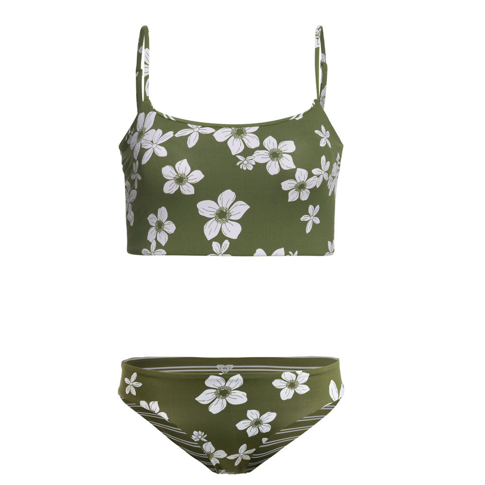 Roxy Retro Revo Tank Bralette Bikini Set