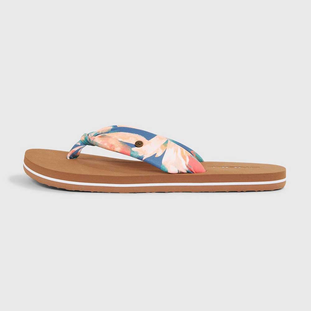 O'Neill Womens Ditsy Tropical Blue Sun Sandals