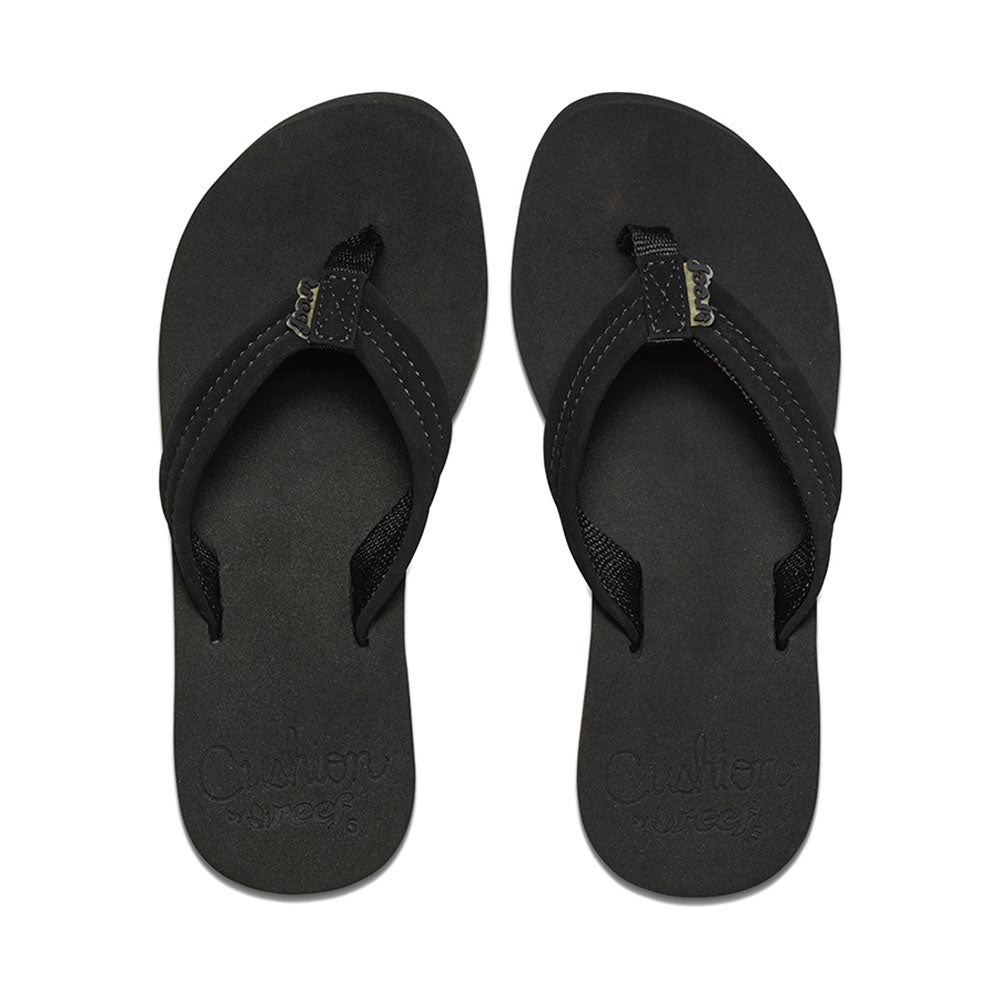 Reef Ladies Cushion Breeze Flip Flops  - Black