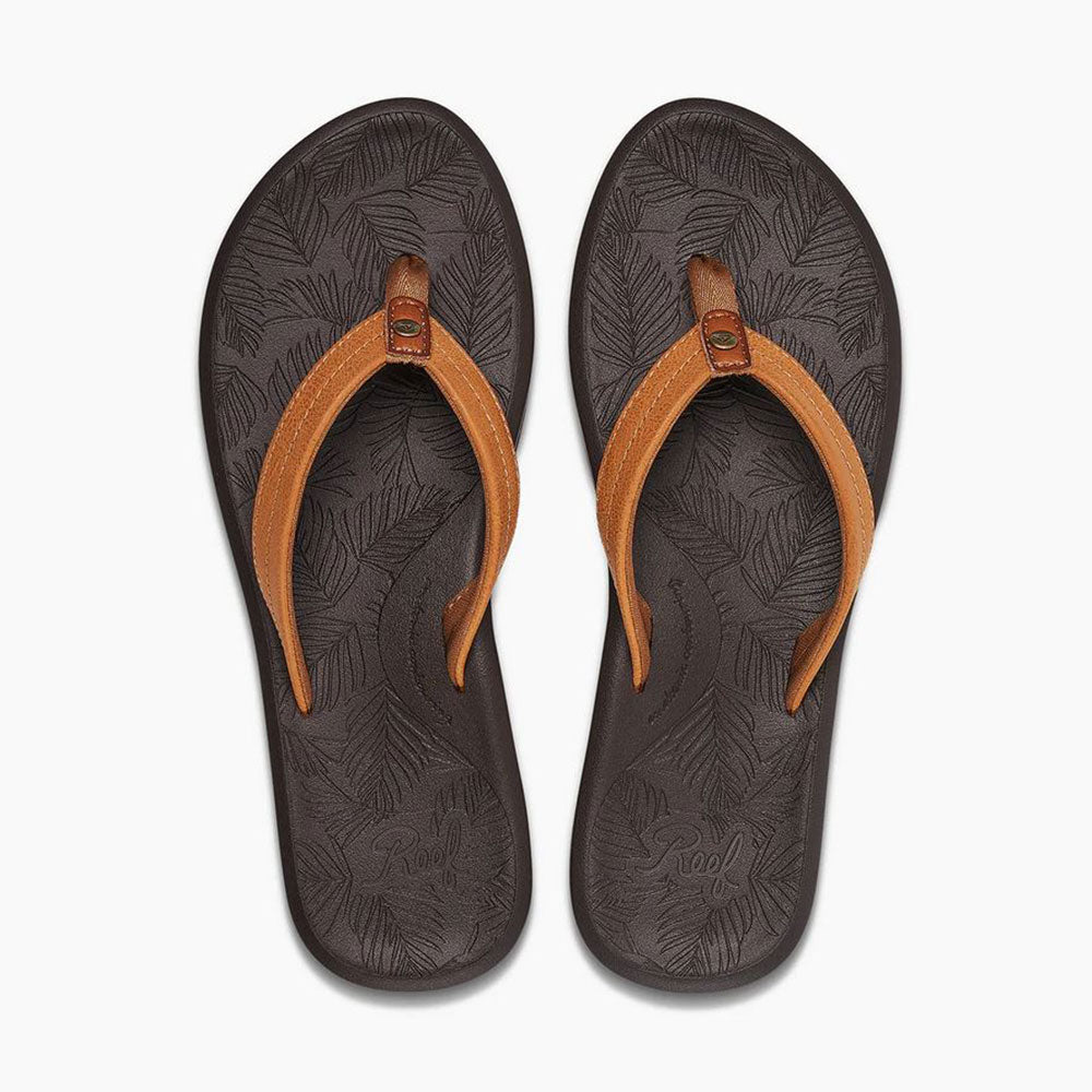 Reef Womens Tides Flip Flops - Brown