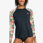 Roxy Lycra Printed Long Sleeve Rash Vest