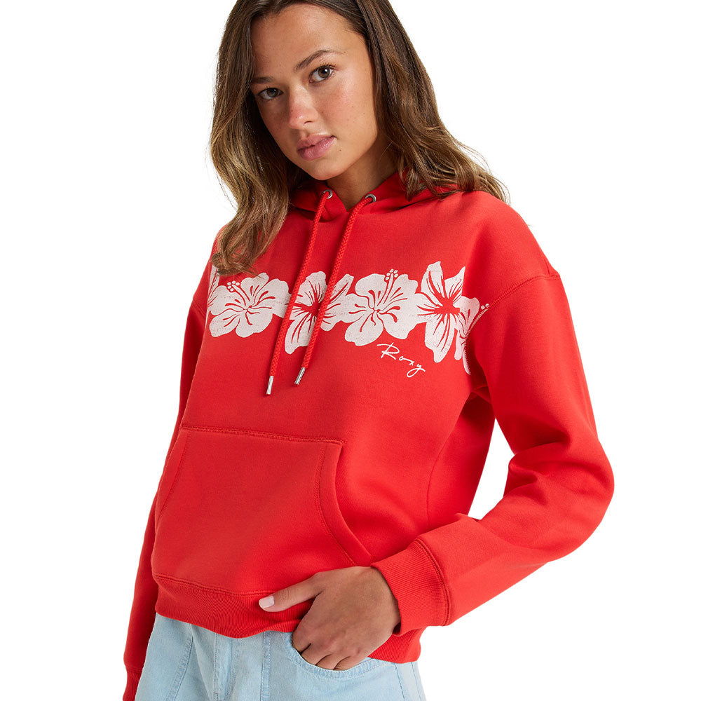 Pull Hoodie Roxy Perfect Place Pour Femme - Coupe Slim Fit - En Polaire Douce - Lot De 1