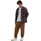 Vans Kesler Long Sleeve Shirt - Fudge/Lavender Frost