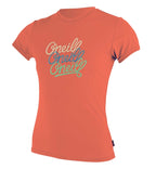 O'Neill Girls Skins S/S Rash Tee