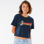 Rip Curl Golden State Crop Short Sleeve T- Shirt