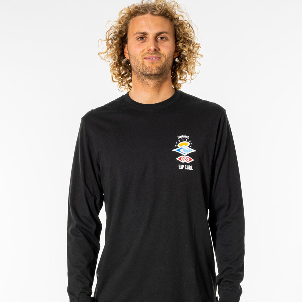 Rip Curl Search Icon  Long Sleeve T-Shirt
