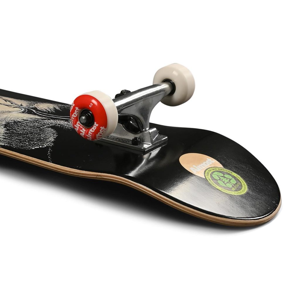 Almost Dr. Secret Art  7.875 Complete Skateboard - Black