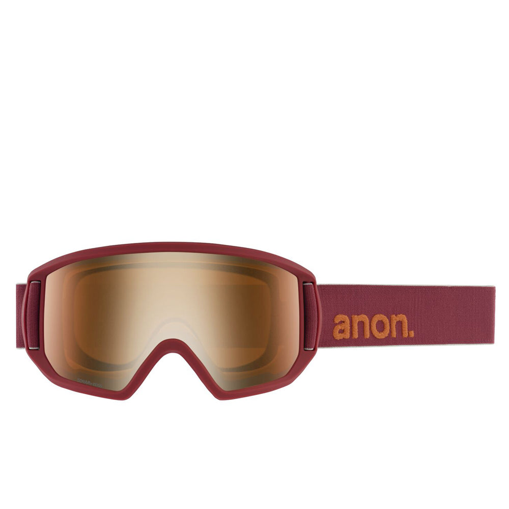 Anon Relapse Snowboard/Ski Goggles  - Maroon/Sonar Bronze