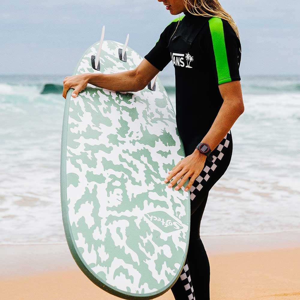 Softtech Bomber II 6'10 Surfboard - Smoke Green/White