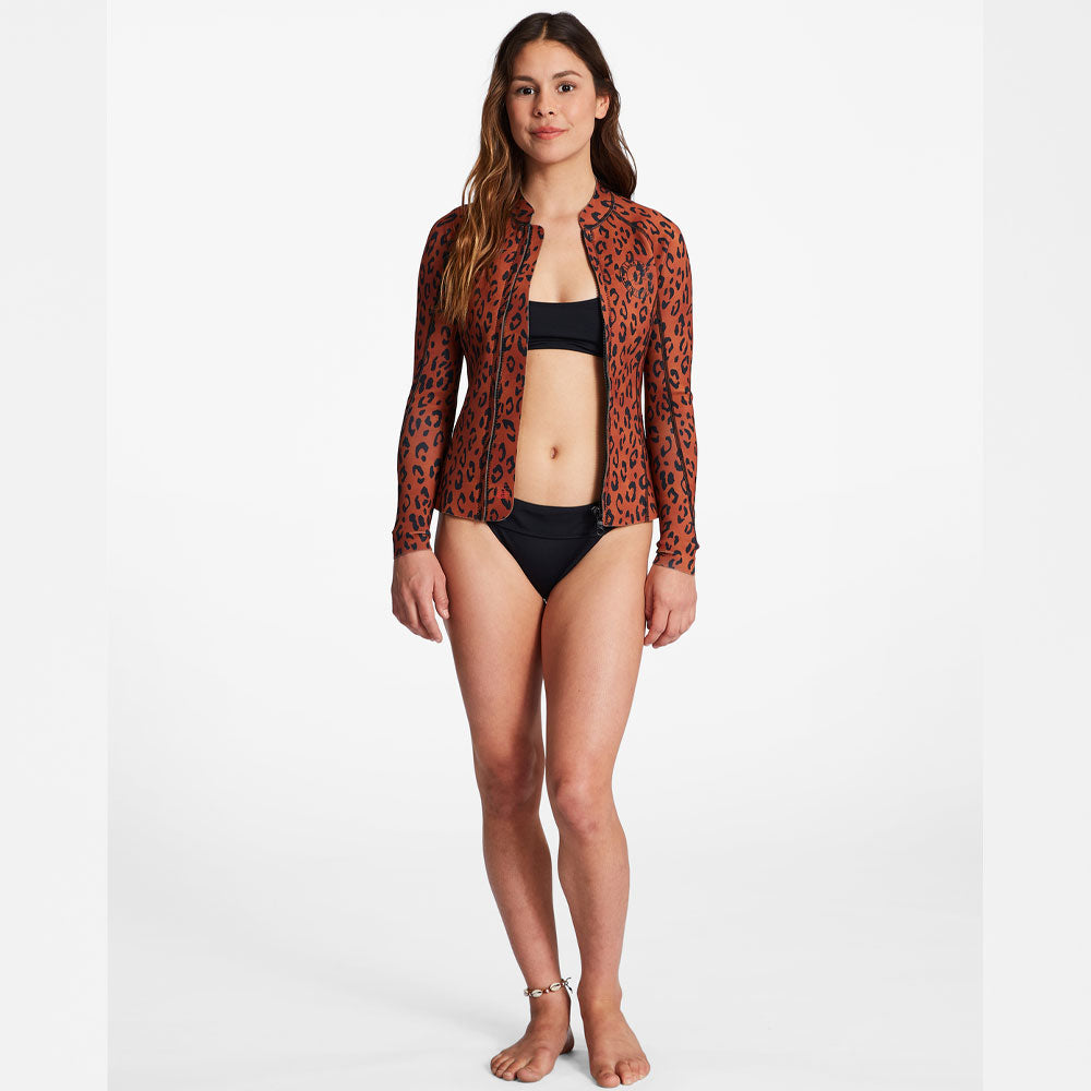 Billabong Womens Peeky Wetsuit Jacket - Spotted
