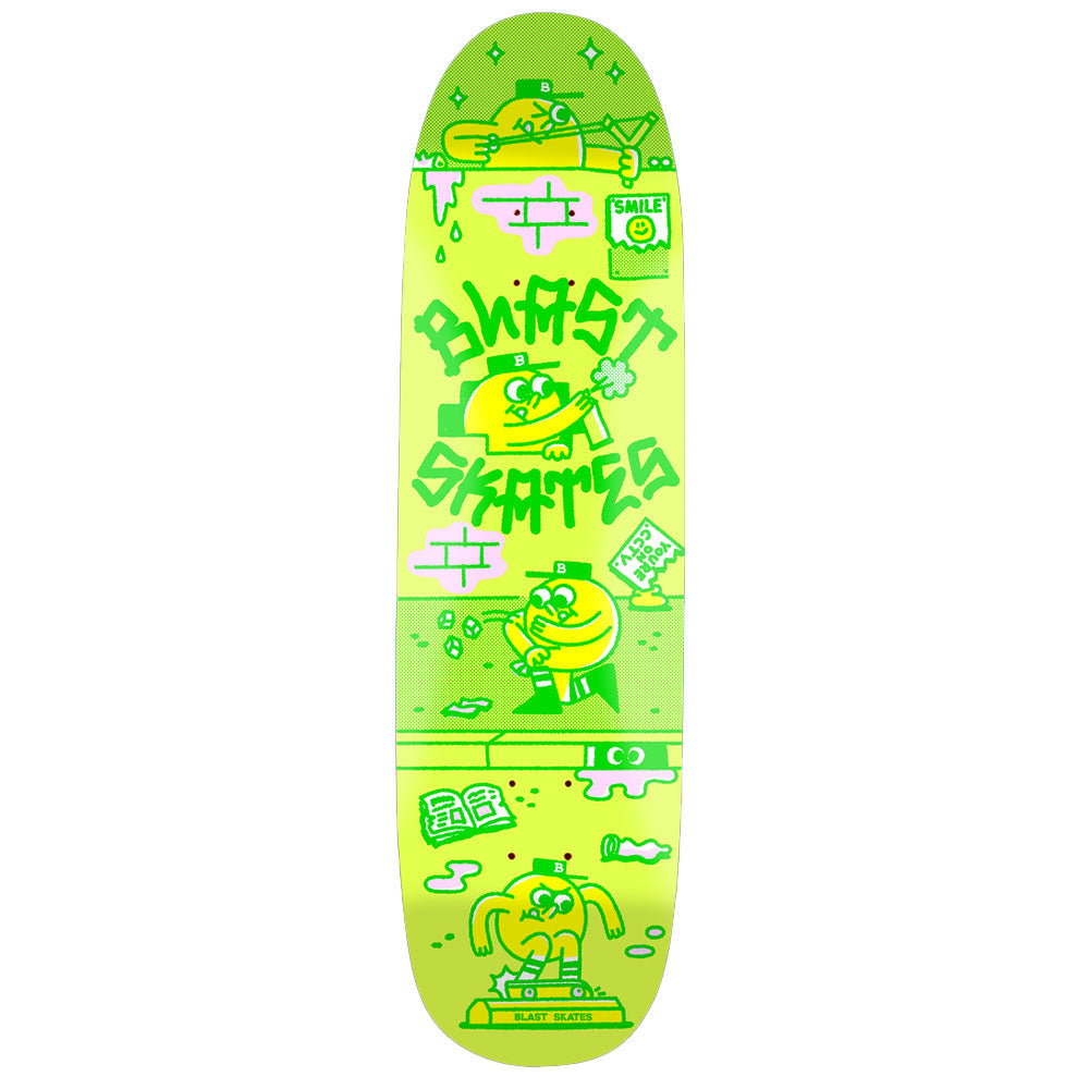 Blast Wild in the Streets Skateboard Deck