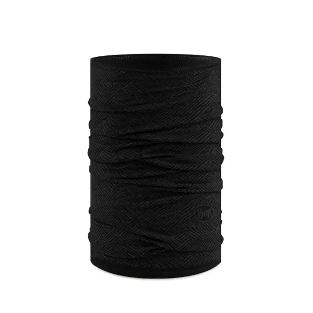 Buff Meriino Lightweight Tolui Neck Warmer - Black