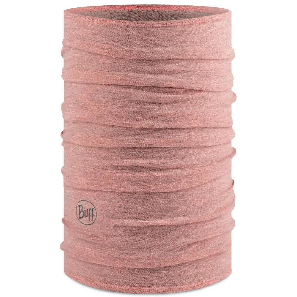 Buff Merino Midweight Face Mask / Neck Warmer - Rosewood