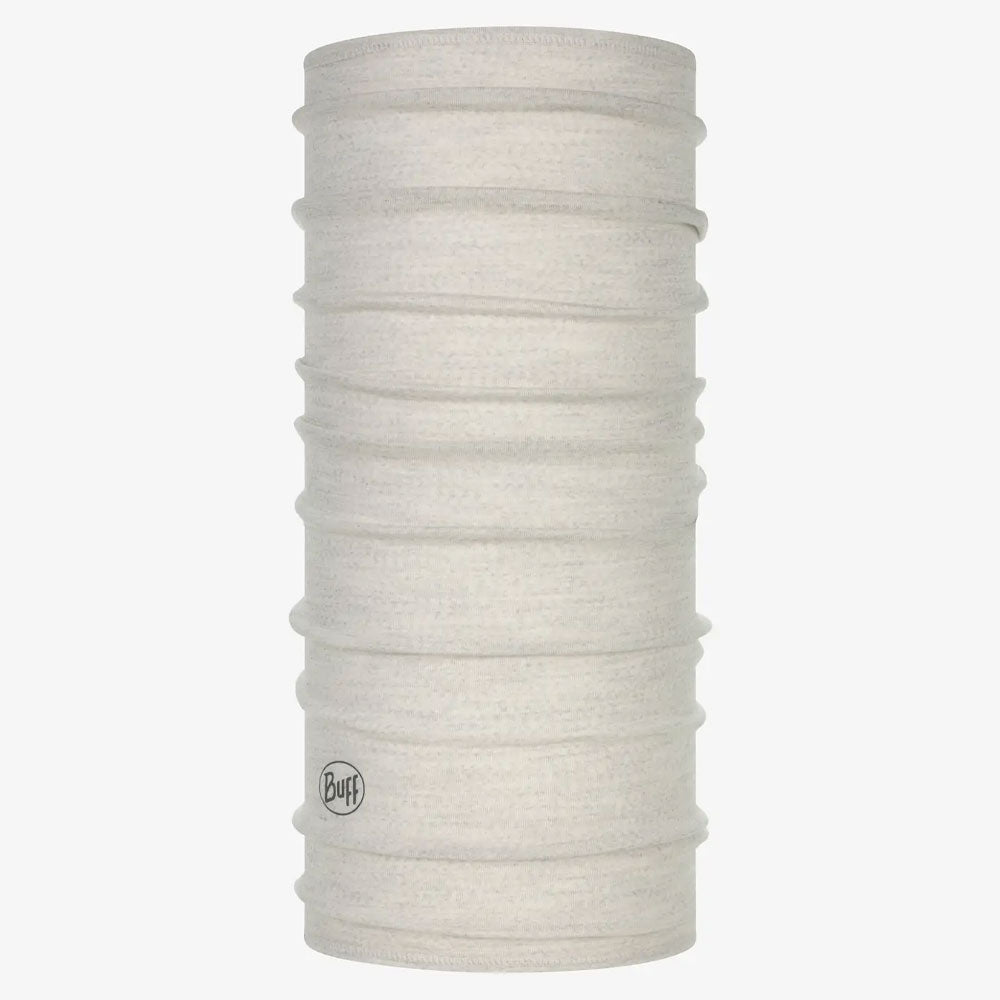 Buff Merino Wool Buff Solid Neck Warmer - Cloud