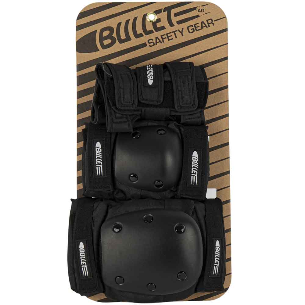 Bullet Combo Deluxe Adult Skateboard Pad Set