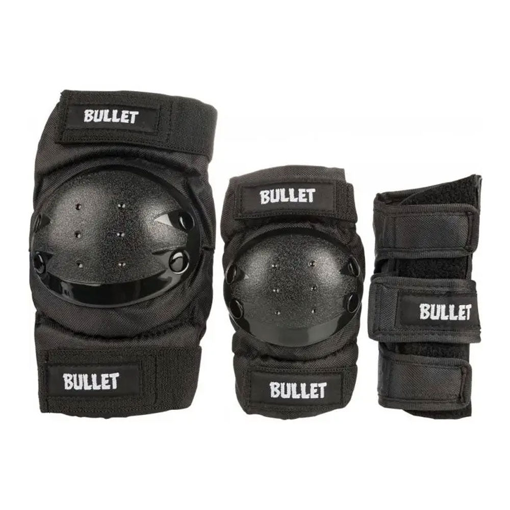 Bullet Triple Skateboard Pad Set black