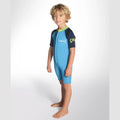 C Skins Baby C Kid Shortie Wetsuit - Cyan Navy Lime