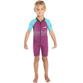 C-Skins Baby Waves Shortie Wetsuit - Violet Cyan