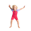 C-Skins C-Kid Baby Shortie Wetsuit  - Coral/Lilac/Bright Coral