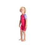 C-Skins C-Kid Baby Shortie Wetsuit  - Coral/Lilac/Bright Coral