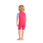 C-Skins C-Kid Baby Shortie Wetsuit  - Coral/Lilac/Bright Coral