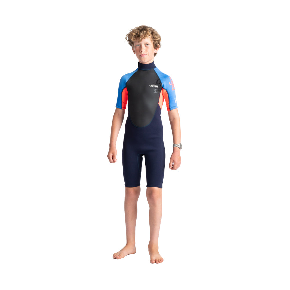 Kids 3mm Neoprene Wetsuit - Thermal Swim Suit For Diving, Surfing & Water Sports