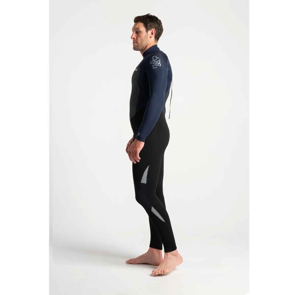 C-Skins Legend 5/4/3mm BZ Winter Wetsuit  - Black/Slate Navy/Grey
