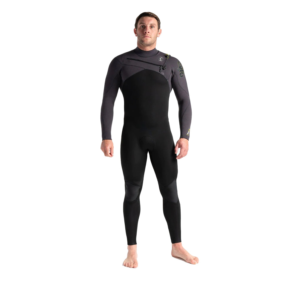 C-Skins ReWired 3/2mm CZ Summer Wetsuit  - Black/Meteor X/Lime