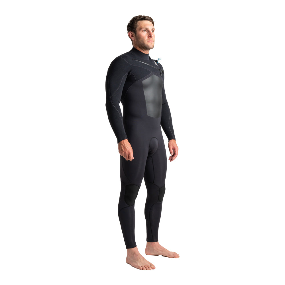 C-Skins ReWired 4/3mm CZ Wetsuit  - Anthracite/Black X/Ultra Cyan